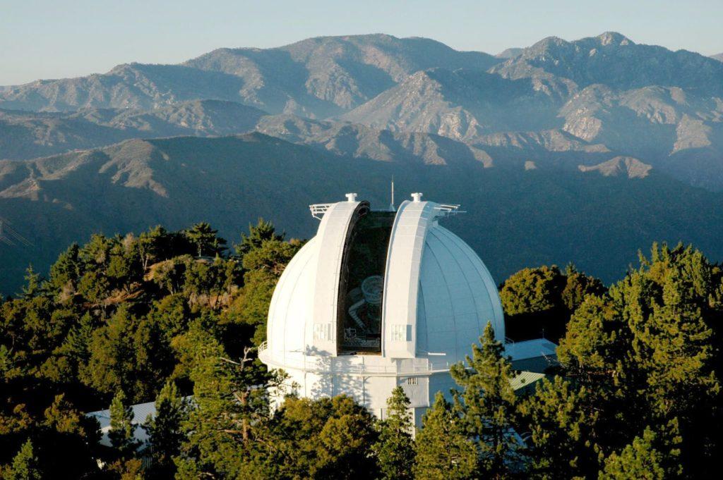 Mount Wilson's 100-inch telescope. Astronomer George Ellery Hale attempted to build the world's largest telescope to see objects beyond our Milky Way